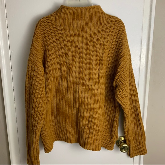 Madewell mockneck side-button pullover sweater - Picture 5 of 7